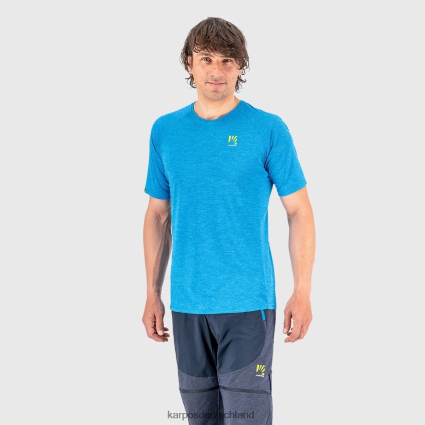 T-Shirt| de Karpos Männer Alta via Polartec-Trikot Indigo-Ammer ZV820Z367