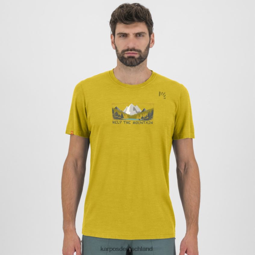 T-Shirt| de Karpos Männer Ambretta-T-Shirt Zitronencurry ZV820Z380