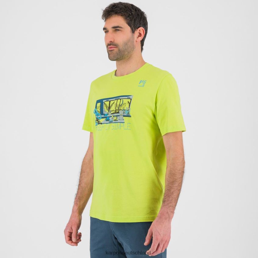 T-Shirt| de Karpos Männer Anemonen-T-Shirt Kiwi-Colada ZV820Z408
