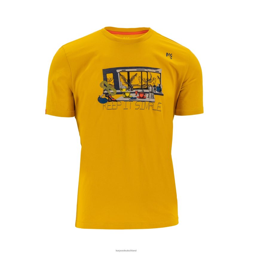 T-Shirt| de Karpos Männer Anemonen-T-Shirt Olivenöl ZV820Z411