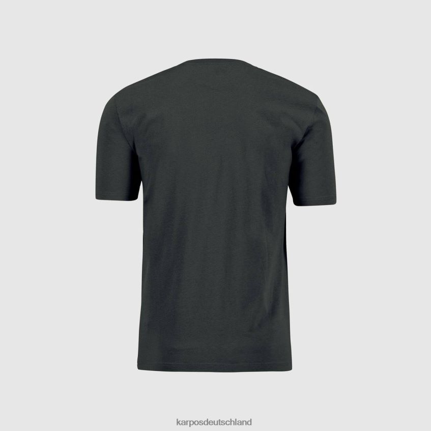 T-Shirt| de Karpos Männer Anemonen-T-Shirt Schwarzer Sand ZV820Z415