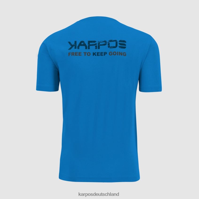 T-Shirt| de Karpos Männer Astro Alpino T-Shirt Indigo-Ammer ZV820Z420