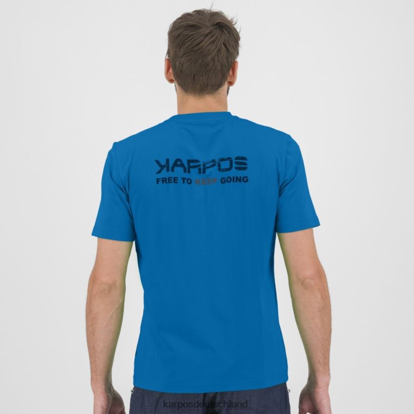 T-Shirt| de Karpos Männer Astro Alpino T-Shirt Indigo-Ammer ZV820Z420
