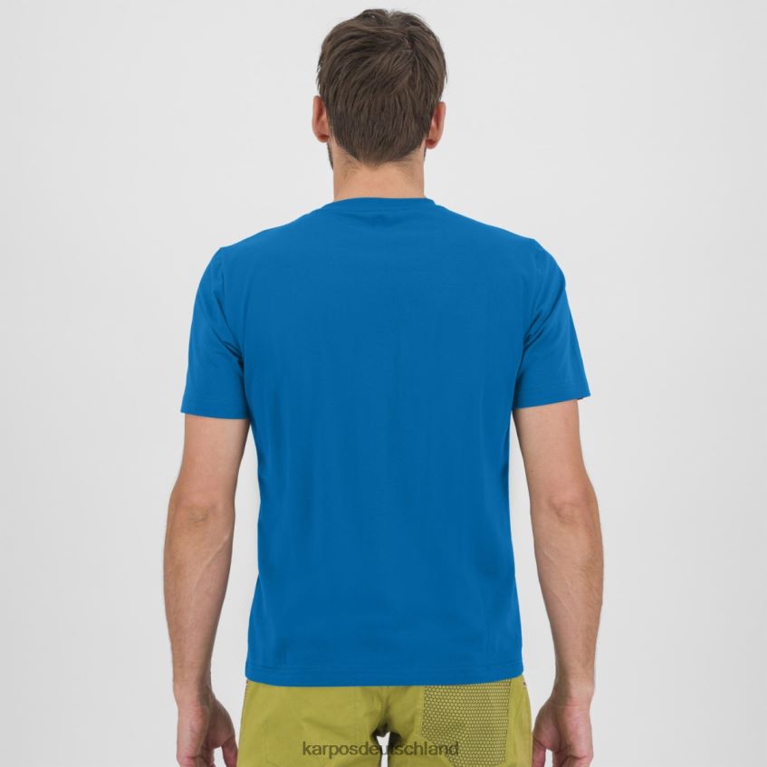 T-Shirt| de Karpos Männer Botton d\'Oro-T-Shirt Indigo-Ammer ZV820Z421