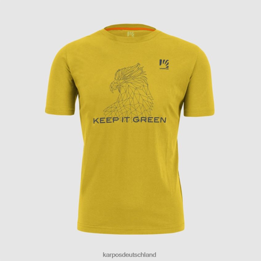 T-Shirt| de Karpos Männer Botton d'Oro-T-Shirt Zitronencurry ZV820Z422