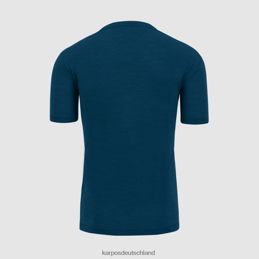 T-Shirt| de Karpos Männer Coppolo-Merino-T-Shirt Gibraltar-Meer ZV820Z330