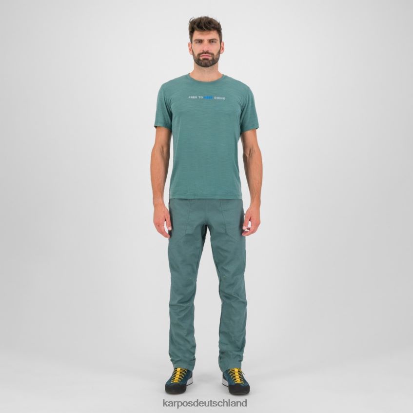 T-Shirt| de Karpos Männer Coppolo-Merino-T-Shirt Nordatlantik ZV820Z329