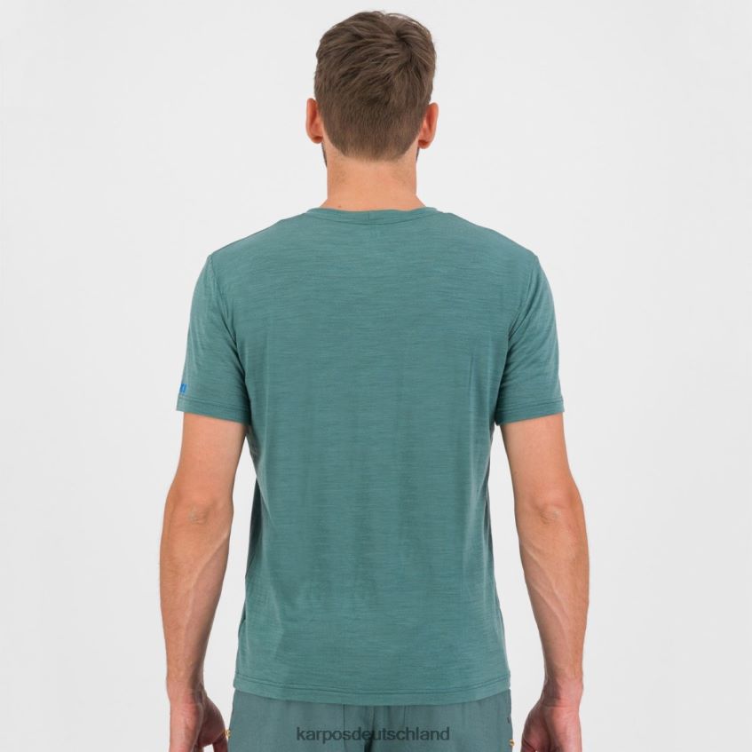 T-Shirt| de Karpos Männer Coppolo-Merino-T-Shirt Nordatlantik ZV820Z329