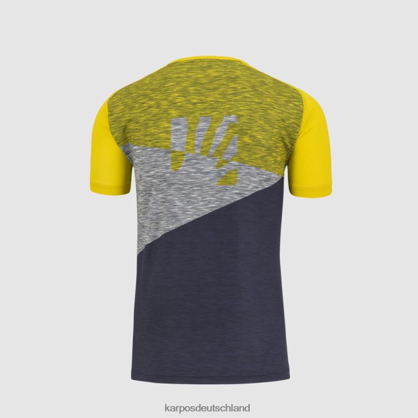 T-Shirt| de Karpos Männer Croda Rossa-Trikot Weltraum/hohe Sichtbarkeit ZV820Z362