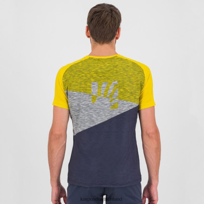 T-Shirt| de Karpos Männer Croda Rossa-Trikot Weltraum/hohe Sichtbarkeit ZV820Z362