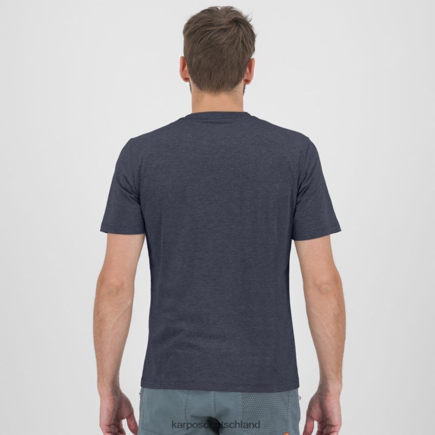 T-Shirt| de Karpos Männer Genzianella-T-Shirt Ombre-Blau ZV820Z423