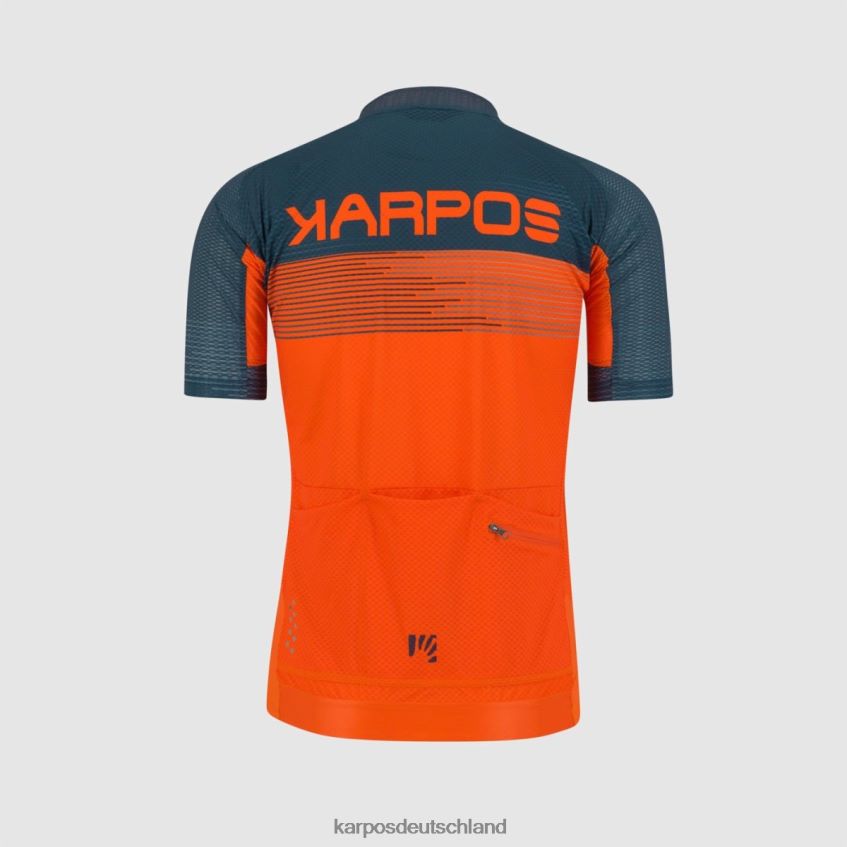 T-Shirt| de Karpos Männer Grünes Feuertrikot Mandarine t/Weltraum ZV820Z315