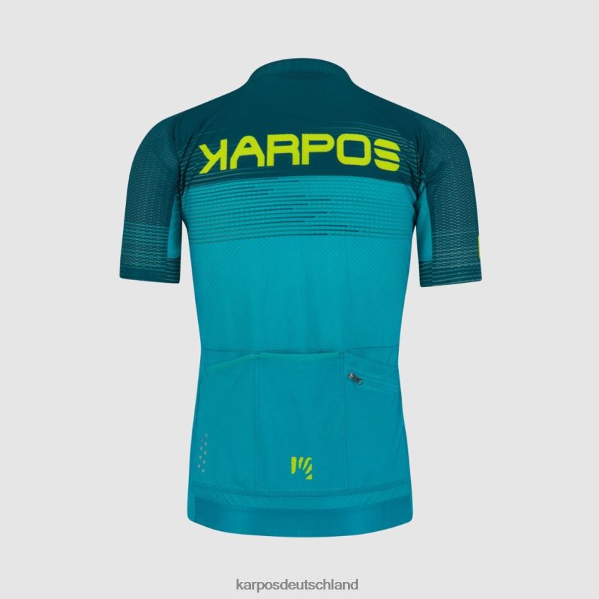T-Shirt| de Karpos Männer Grünes Feuertrikot emenal b/refl.pond/yello fluo ZV820Z317