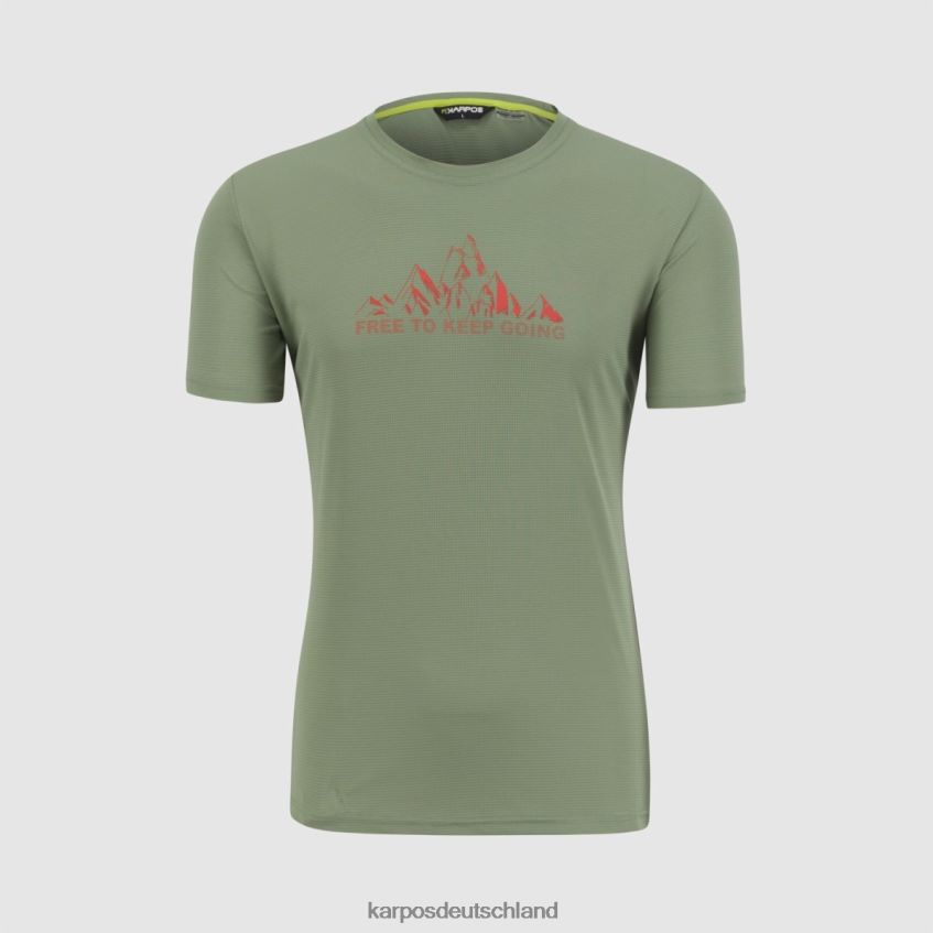 T-Shirt| de Karpos Männer Jersey mit Loma-Print Meeresspray ZV820Z397