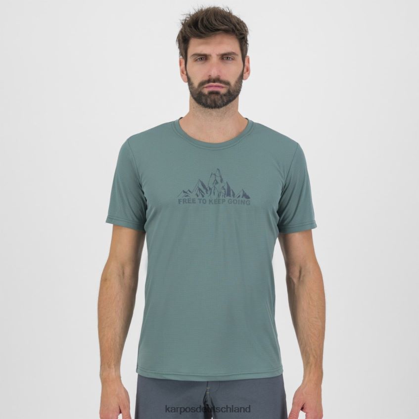 T-Shirt| de Karpos Männer Jersey mit Loma-Print Nordatlantik ZV820Z398