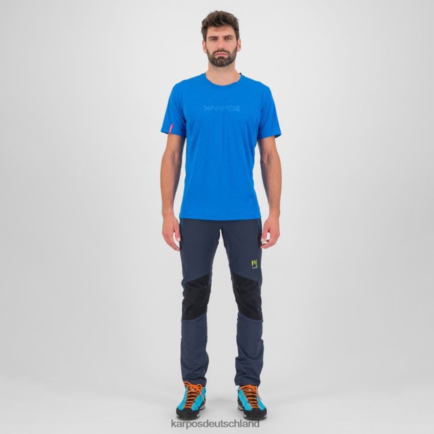 T-Shirt| de Karpos Männer K-Performance-T-Shirt Indigo b. ZV820Z349