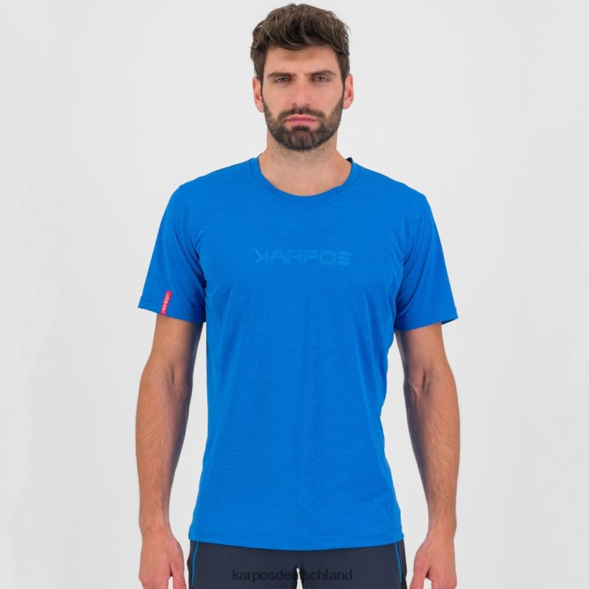 T-Shirt| de Karpos Männer K-Performance-T-Shirt Indigo b. ZV820Z349