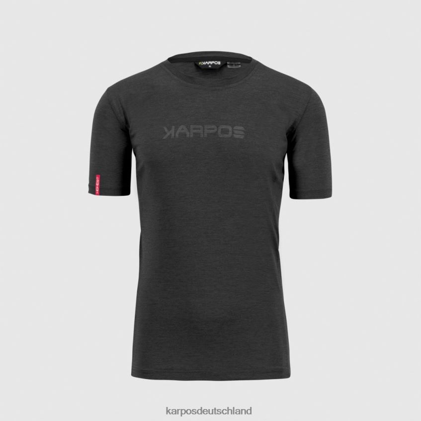 T-Shirt| de Karpos Männer K-Performance-T-Shirt Schwarz ZV820Z347