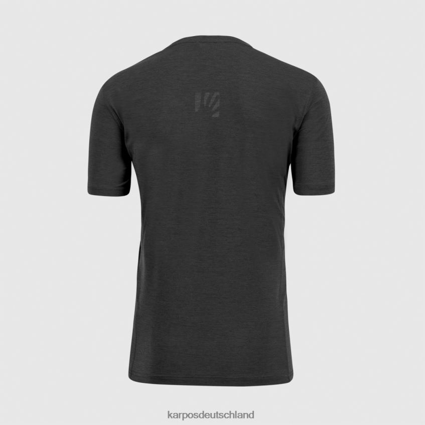 T-Shirt| de Karpos Männer K-Performance-T-Shirt Schwarz ZV820Z347
