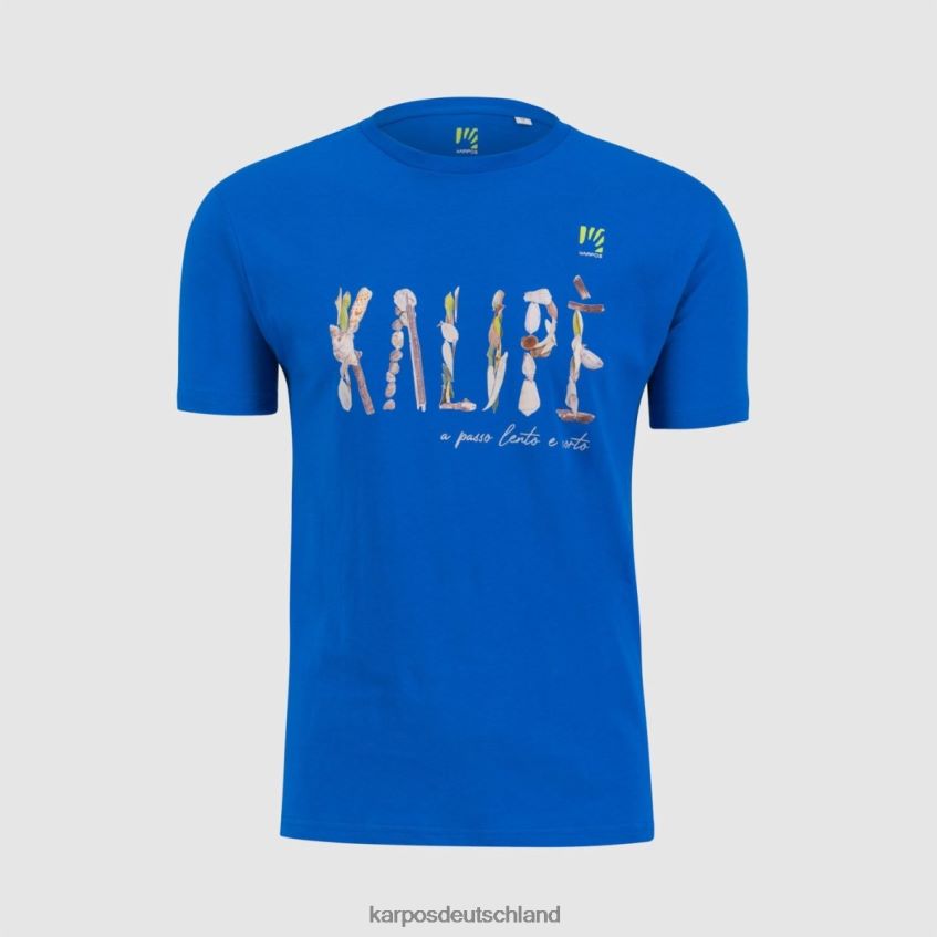 T-Shirt| de Karpos Männer Kalip-T-Shirt Kaiserblau ZV820Z381