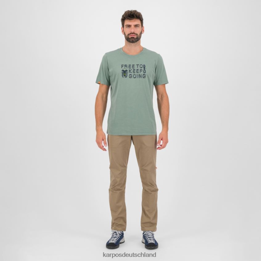 T-Shirt| de Karpos Männer Krokus-T-Shirt Meeresspray ZV820Z405