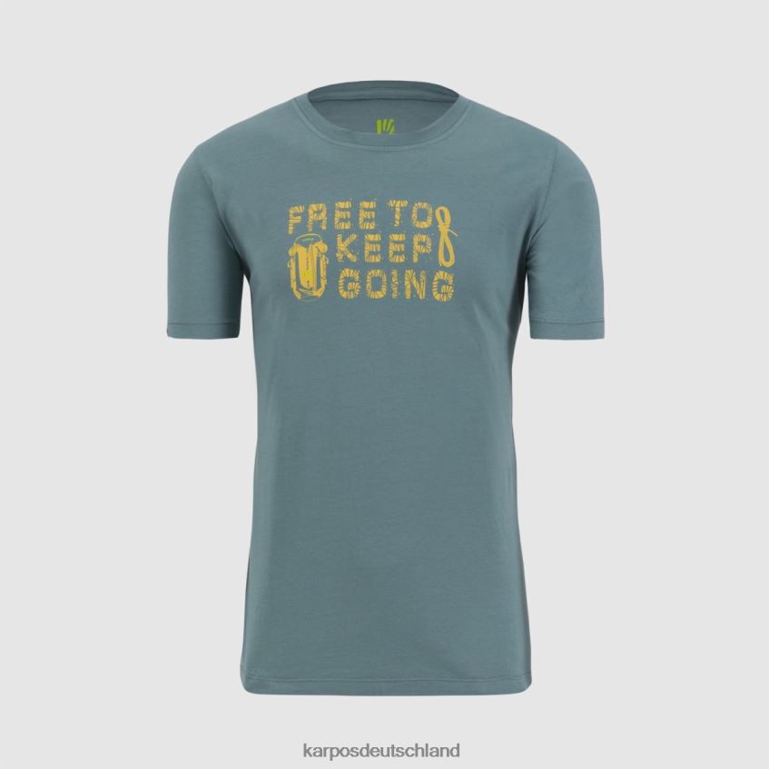 T-Shirt| de Karpos Männer Krokus-T-Shirt Nordatlantik ZV820Z404
