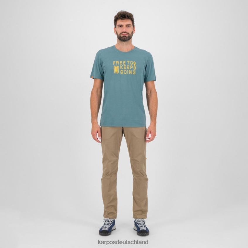 T-Shirt| de Karpos Männer Krokus-T-Shirt Nordatlantik ZV820Z404