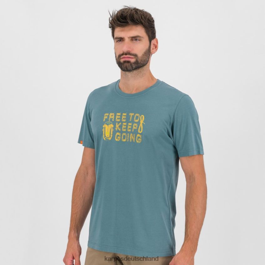 T-Shirt| de Karpos Männer Krokus-T-Shirt Nordatlantik ZV820Z404
