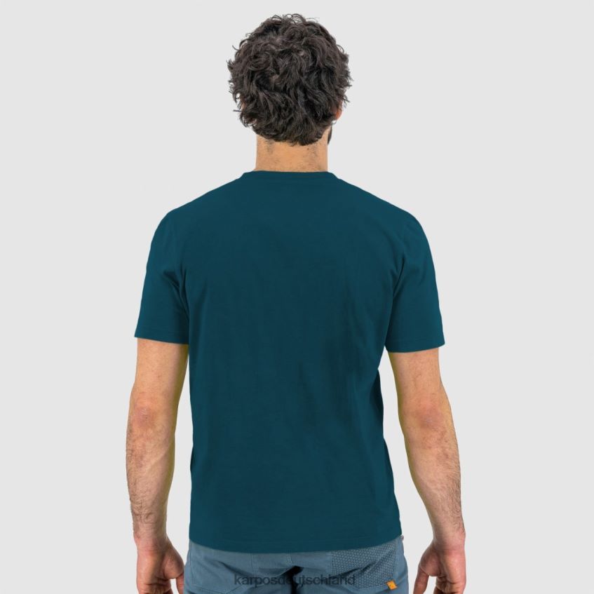 T-Shirt| de Karpos Männer Krokus-T-Shirt Spiegelnder Teich ZV820Z403
