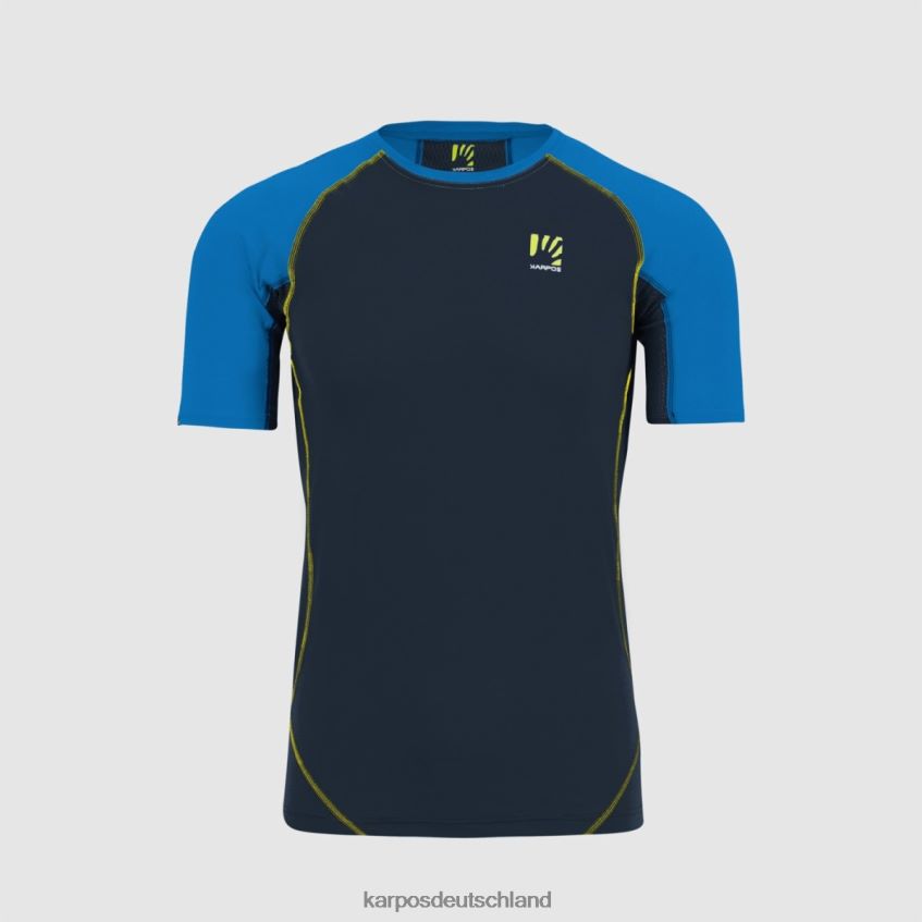 T-Shirt| de Karpos Männer Lavaredo-Trikot Weltraum/Indigo b. ZV820Z354