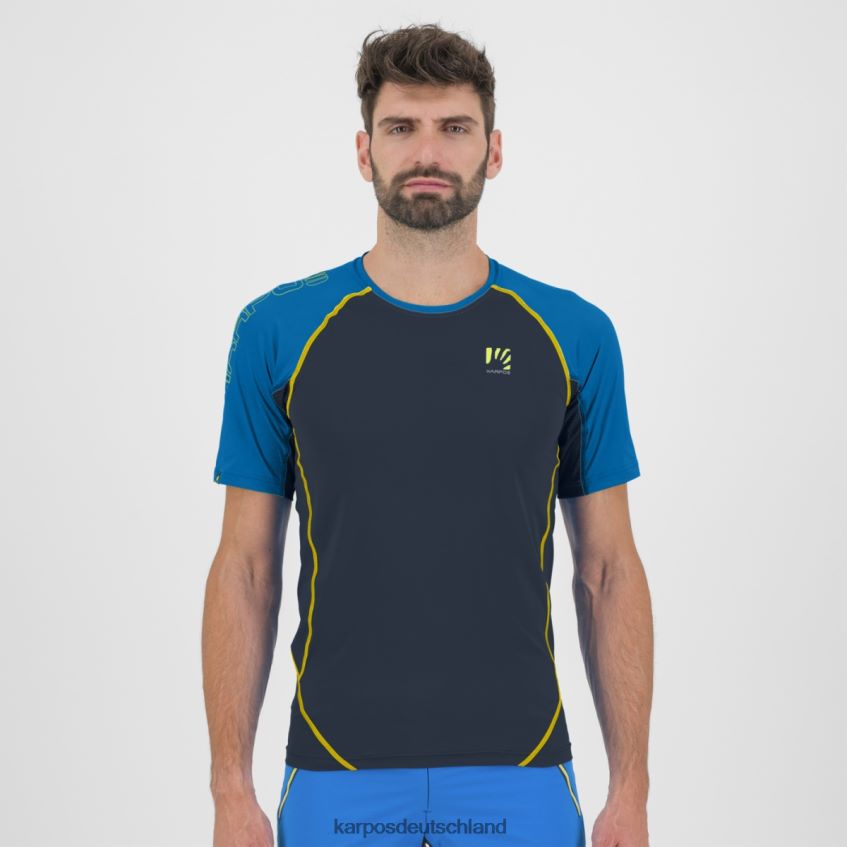T-Shirt| de Karpos Männer Lavaredo-Trikot Weltraum/Indigo b. ZV820Z354
