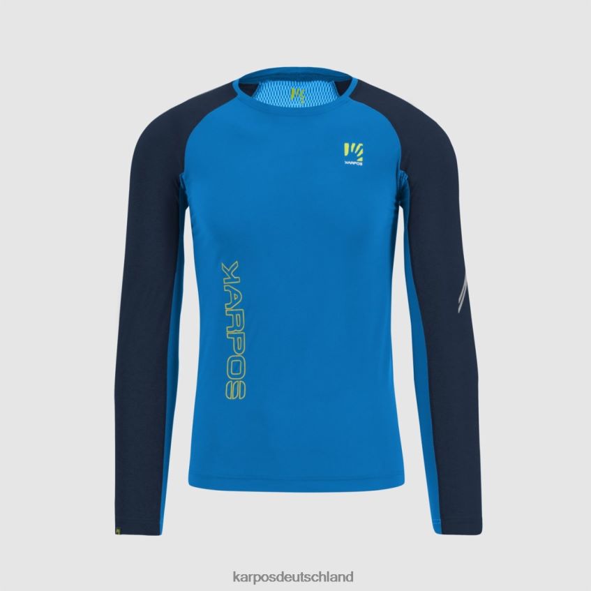 T-Shirt| de Karpos Männer Lavaredo-Trikot ls Indigo b./Weltraum ZV820Z328