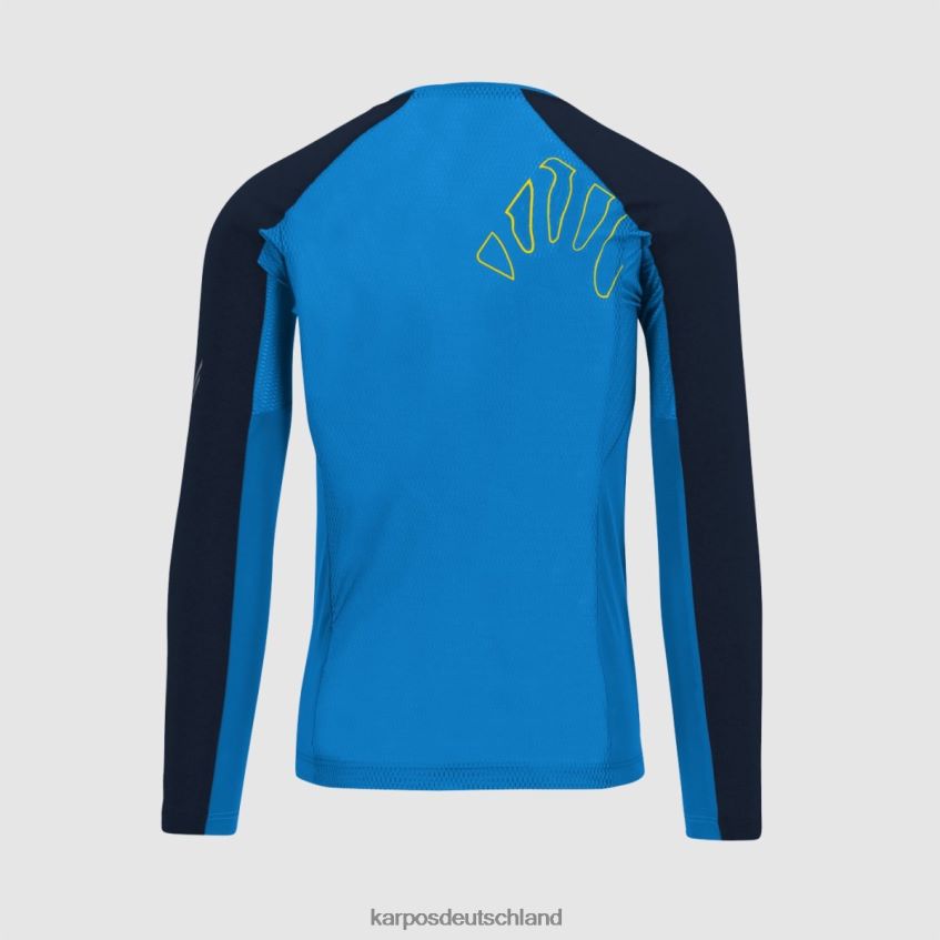T-Shirt| de Karpos Männer Lavaredo-Trikot ls Indigo b./Weltraum ZV820Z328