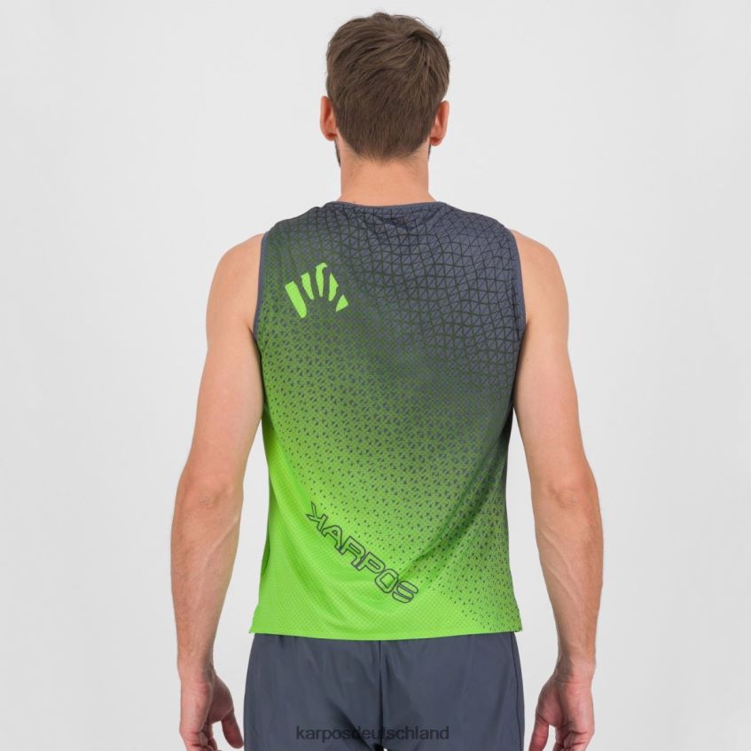 T-Shirt| de Karpos Männer Lavaredo Ultra Tank Jasmingrün/Ombreblau ZV820Z365