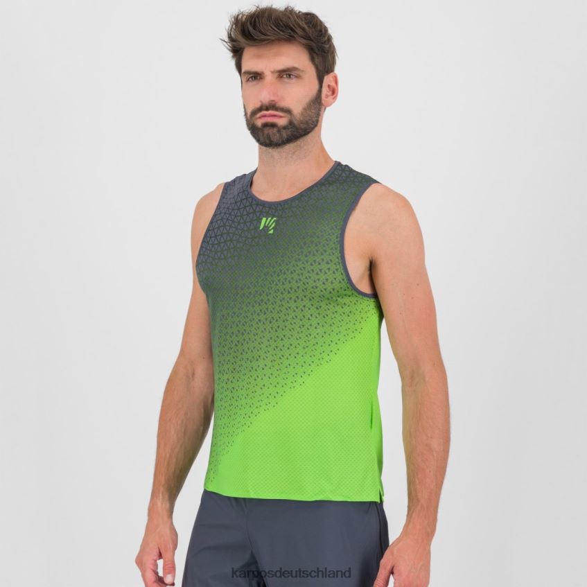 T-Shirt| de Karpos Männer Lavaredo Ultra Tank Jasmingrün/Ombreblau ZV820Z365