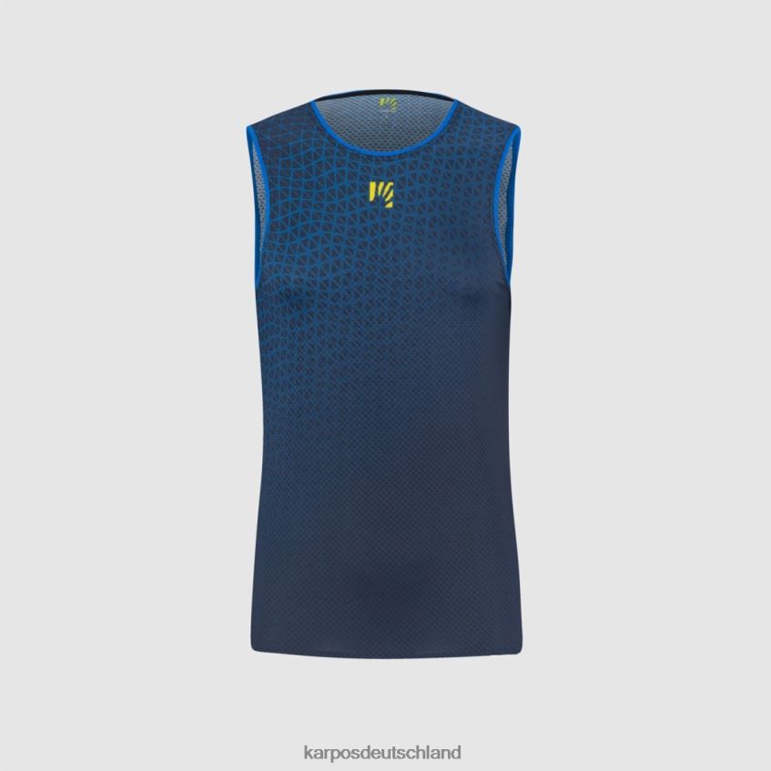 T-Shirt| de Karpos Männer Lavaredo Ultra Tank Weltraum/Indigo-Buntung ZV820Z366