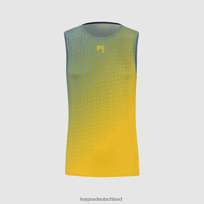 T-Shirt| de Karpos Männer Lavaredo Ultra Tank Zitronencurry/dunkler Schiefer ZV820Z364