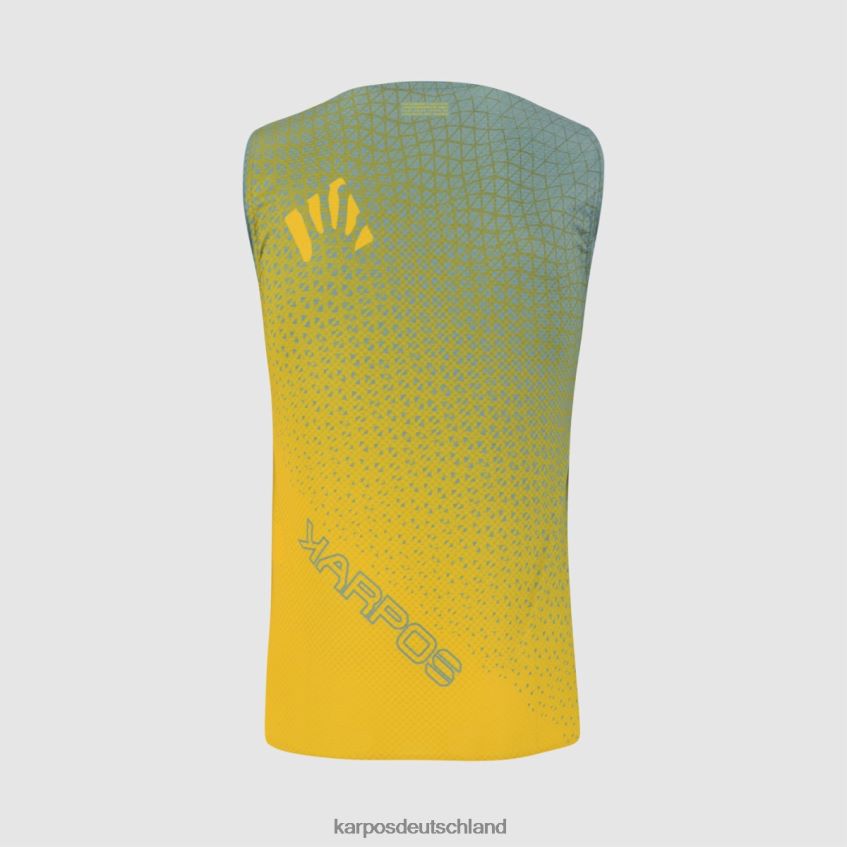 T-Shirt| de Karpos Männer Lavaredo Ultra Tank Zitronencurry/dunkler Schiefer ZV820Z364