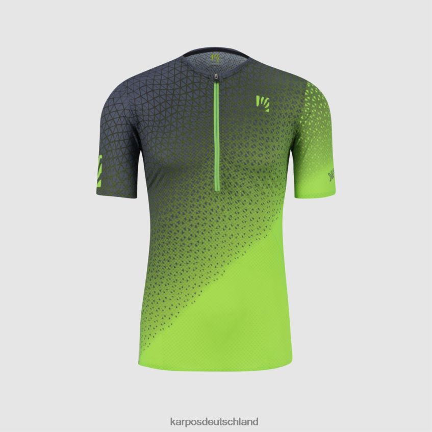 T-Shirt| de Karpos Männer Lavaredo Ultra Tech-Trikot Jasmingrün/Ombreblau ZV820Z323