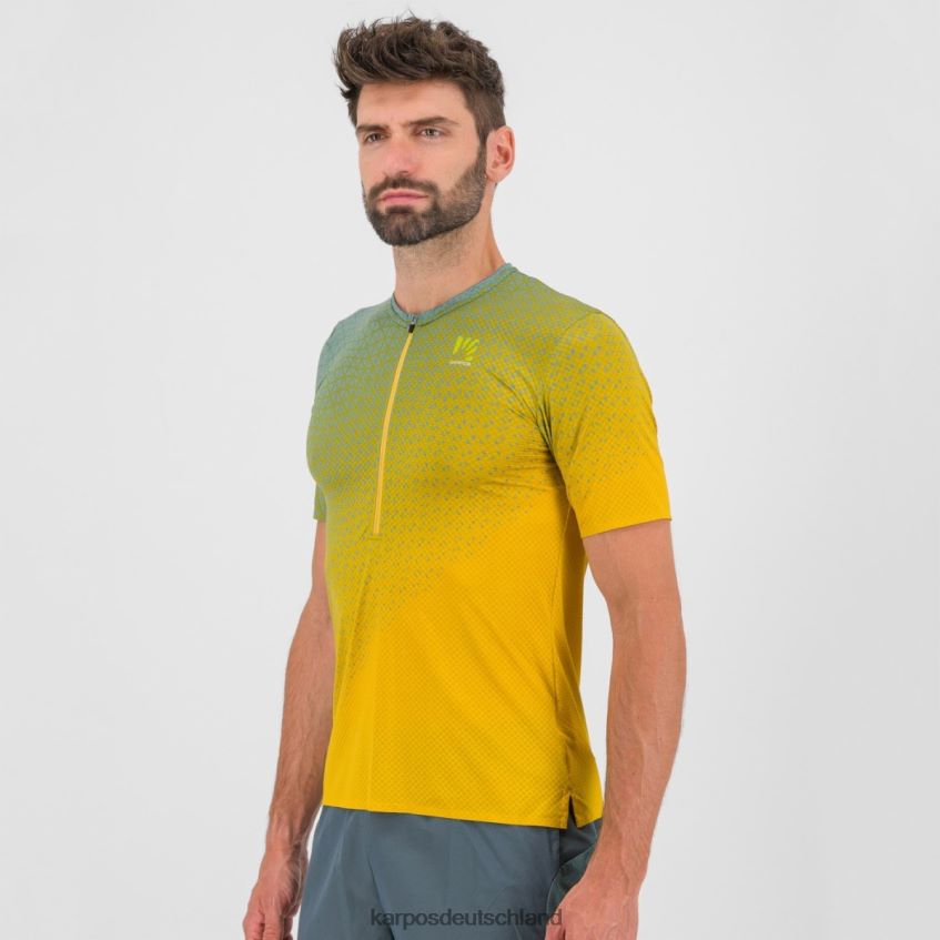 T-Shirt| de Karpos Männer Lavaredo Ultra Tech-Trikot Zitronencurry/dunkler Schiefer ZV820Z324