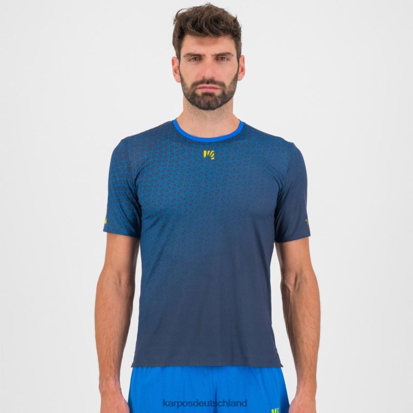 T-Shirt| de Karpos Männer Lavaredo Ultra-Trikot Weltraum/Indigo-Buntung ZV820Z342