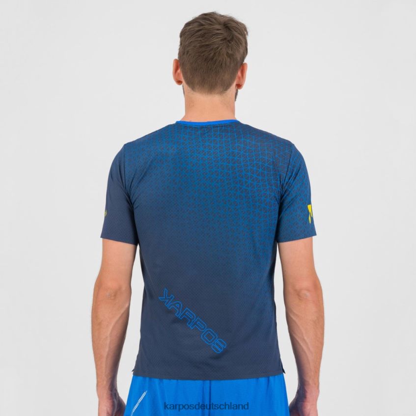 T-Shirt| de Karpos Männer Lavaredo Ultra-Trikot Weltraum/Indigo-Buntung ZV820Z342