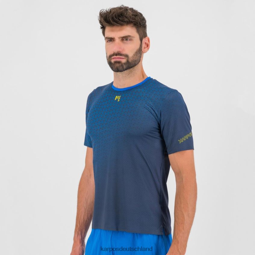 T-Shirt| de Karpos Männer Lavaredo Ultra-Trikot Weltraum/Indigo-Buntung ZV820Z342