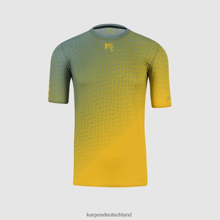 T-Shirt| de Karpos Männer Lavaredo Ultra-Trikot Zitronencurry/dunkler Schiefer ZV820Z341