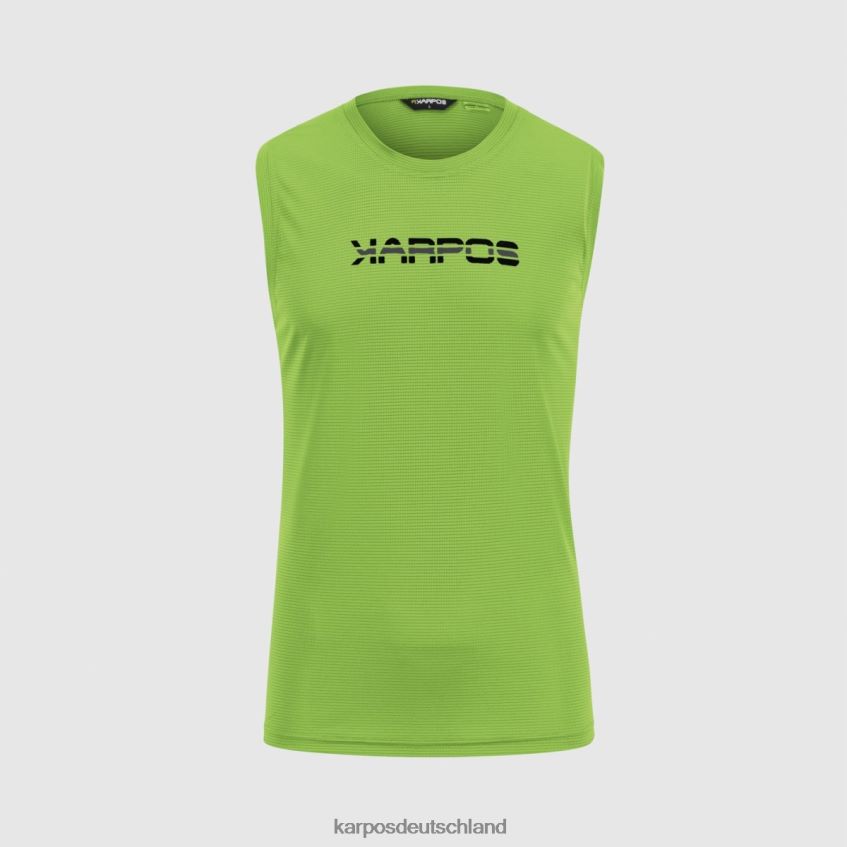 T-Shirt| de Karpos Männer Loma-Tank Jasmingrün/Ombreblau ZV820Z438