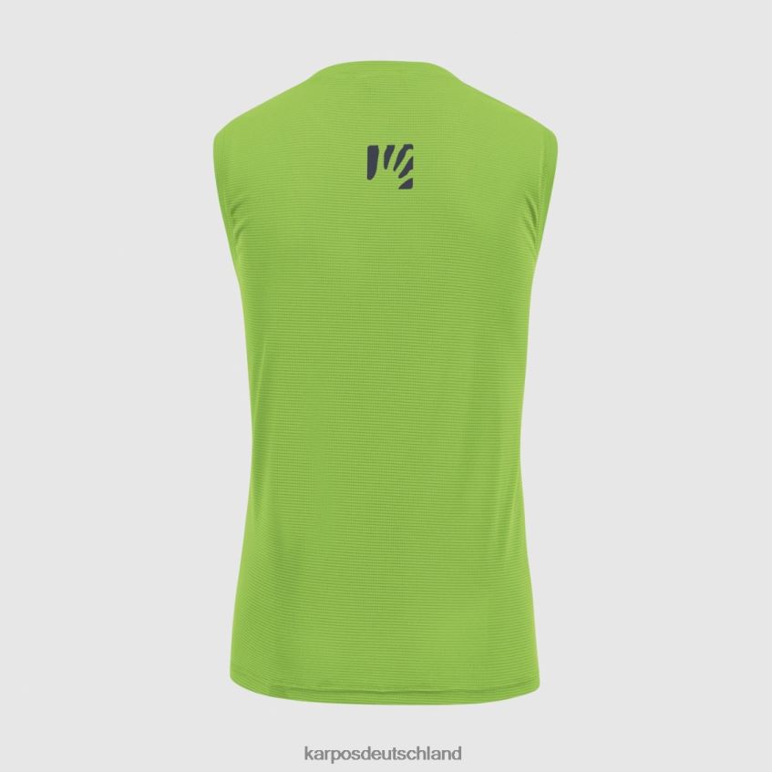 T-Shirt| de Karpos Männer Loma-Tank Jasmingrün/Ombreblau ZV820Z438