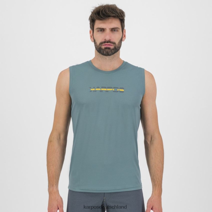 T-Shirt| de Karpos Männer Loma-Tank Nordatlantik/Zitronen-Curry ZV820Z439