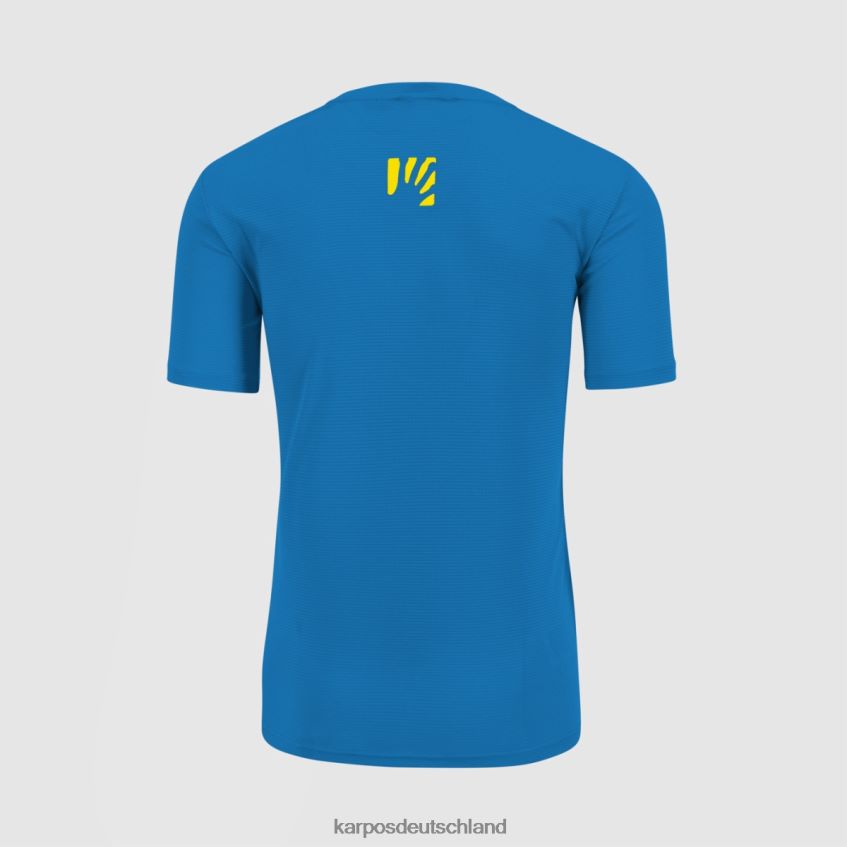 T-Shirt| de Karpos Männer Loma-Trikot Indigo-Wimpelkette/hohe Sichtbarkeit ZV820Z436