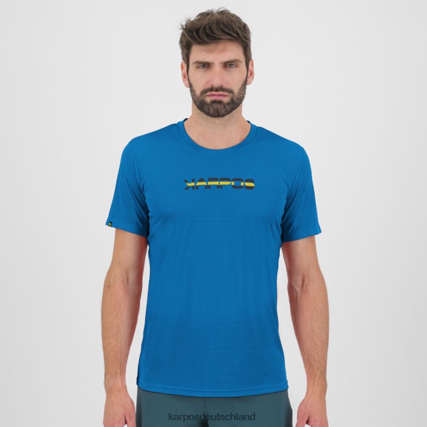 T-Shirt| de Karpos Männer Loma-Trikot Indigo-Wimpelkette/hohe Sichtbarkeit ZV820Z436