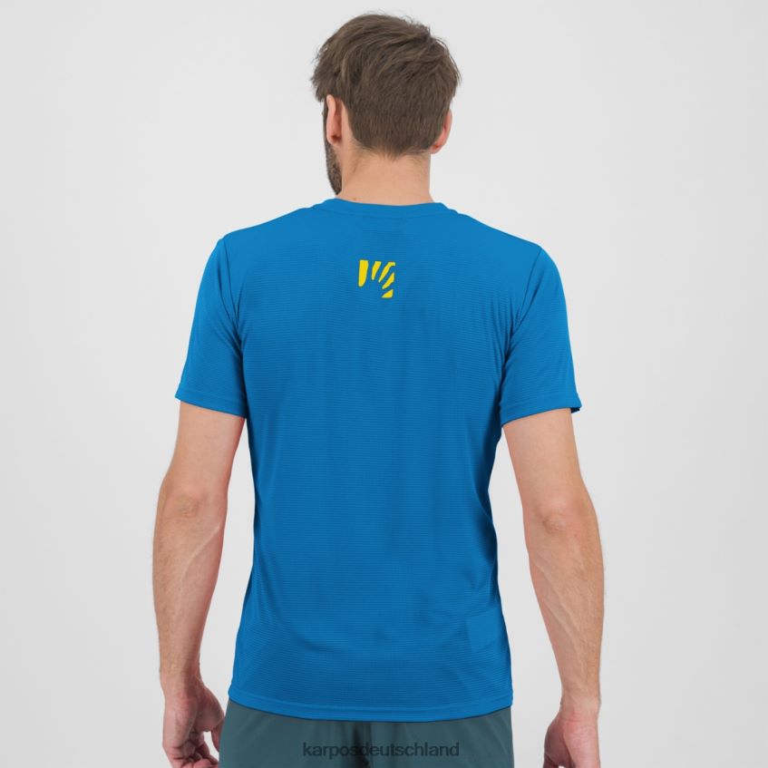 T-Shirt| de Karpos Männer Loma-Trikot Indigo-Wimpelkette/hohe Sichtbarkeit ZV820Z436